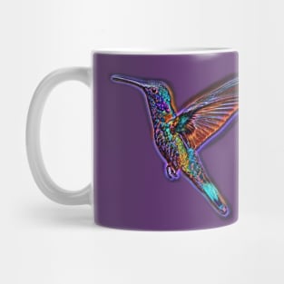 Hummingbird in Flight - Bird Art 1 Mug